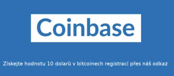 Coinbase - bitcoiny zdarma