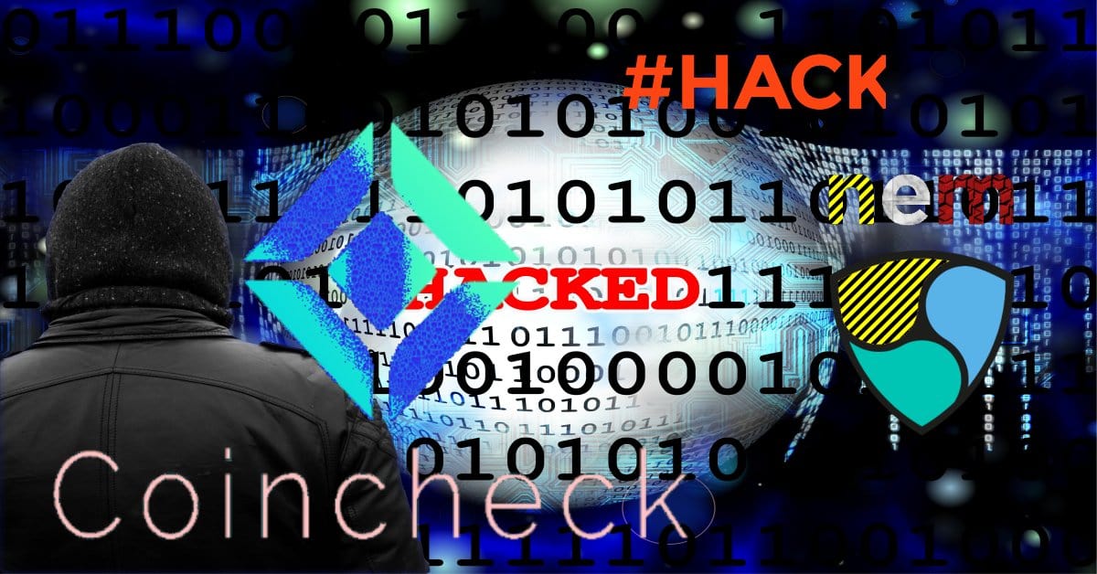 Japonská kryptoburza Coincheck byla hacknuta, hackeři ukradli přes půl miliardy dolarů v kryptoměně NEM