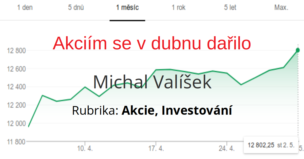 Michal Valíšek - Akciím se v dubnu dařilo?